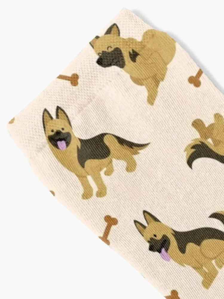 Adorable German Shepherd Cute Puppy Dog - Pattern Socks Lots christmas gifts Boy Child Socks Women's