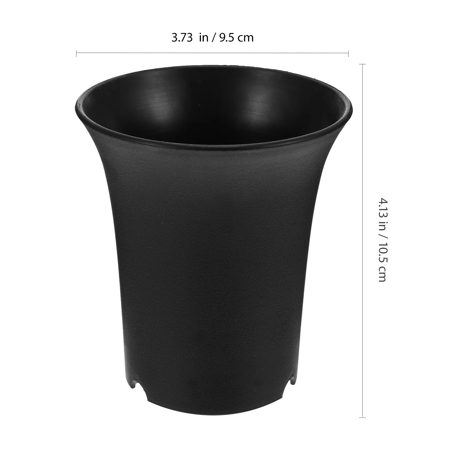 15 Pcs Flowerpot High Waist Planter Tube Pots for Plants Plastic Indoor Gardening Accessories Succulents