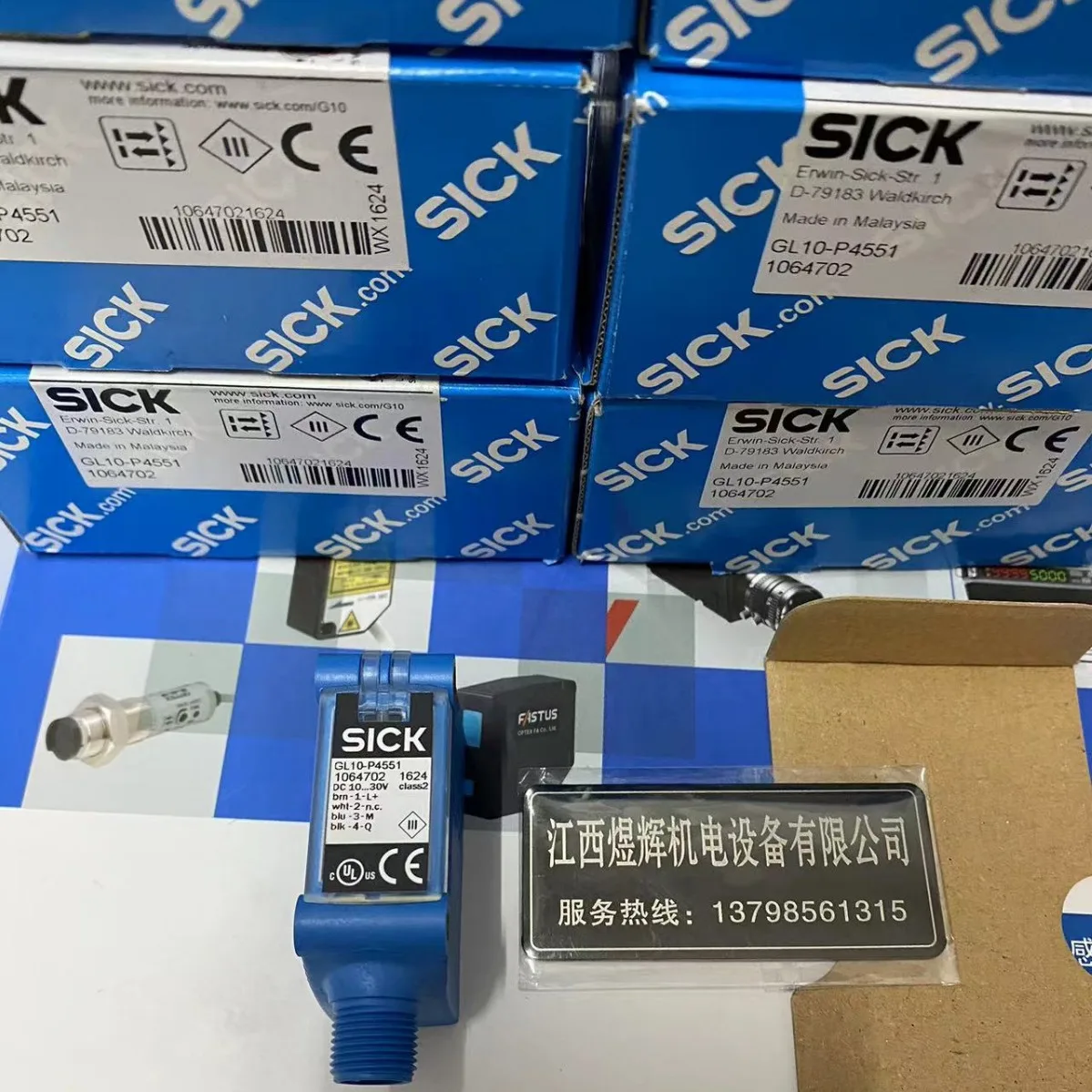 

Фотоэлектрический датчик Sick Mirror Reflection GL10-P4551 Original Genuine Spot