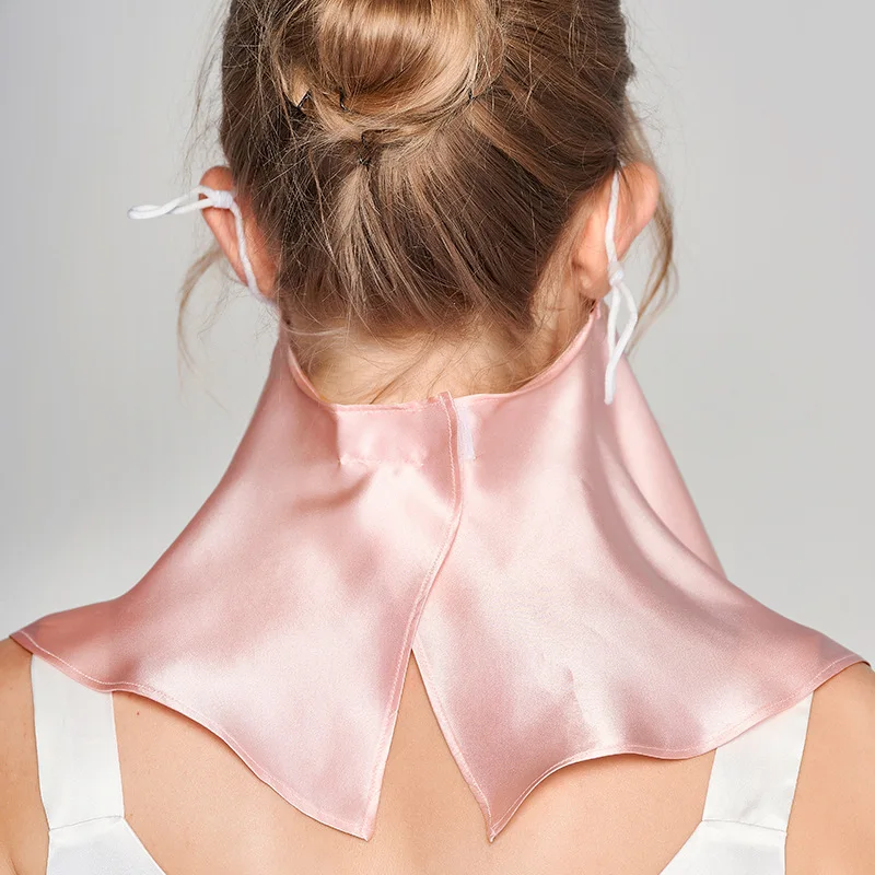 Winsleter-6A 19MM 100% Jedwabna Maska Przeciwsłoneczna, Ochrona Szyi dla Kobiet, Wielofunkcyjna Oddychająca Maska Rowerowa, Lato 2025 A57309CC