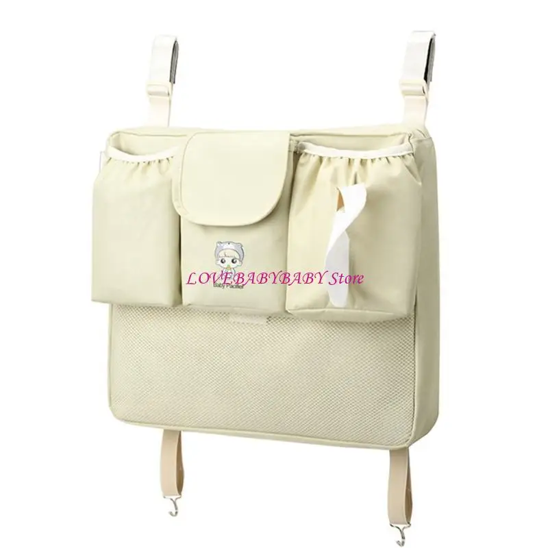 

Многофункциональная детская коляски висящие сумки с несколькими карманами, легкая сумка для мамы для путешествий для бутылок,