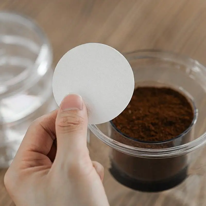 100Pcs Espresso Paper Filters 51mm 53mm 58mm Puck Screen For Delonghi Breville Portafilter Machine Tools Coffee Filter Paper
