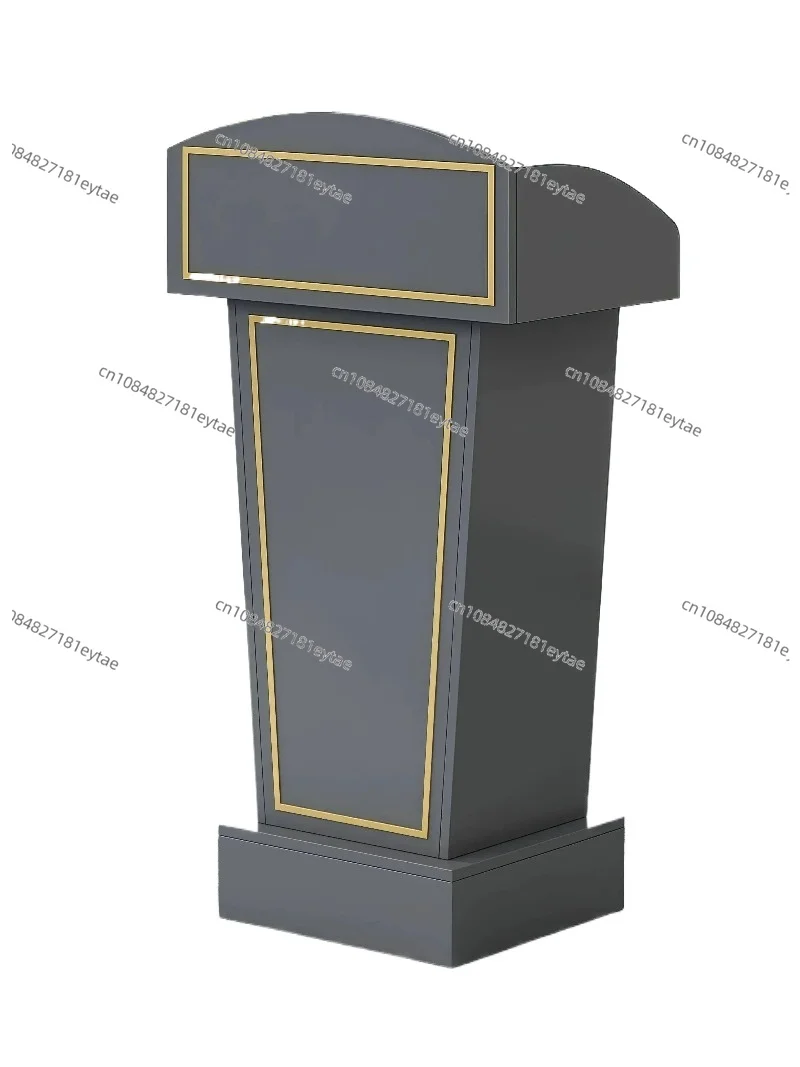 Corner Stand Lecture Speech Desks Reception Stand Meeting Room Concierge Consultation Bold Table Legs Empfang Theke Furniture