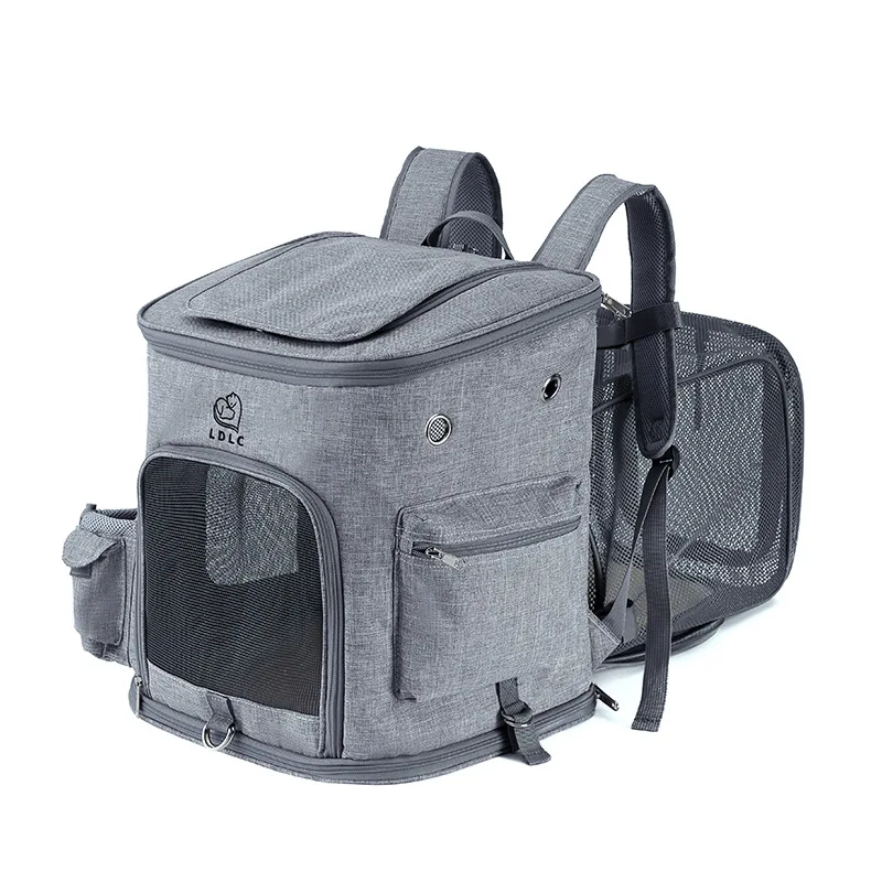 

Pet Travel Carrier Bag for Cats Small Dogs up to 22Lbs Extension Pet Bed Room Going Out Cat Backpack Breathable Foldable