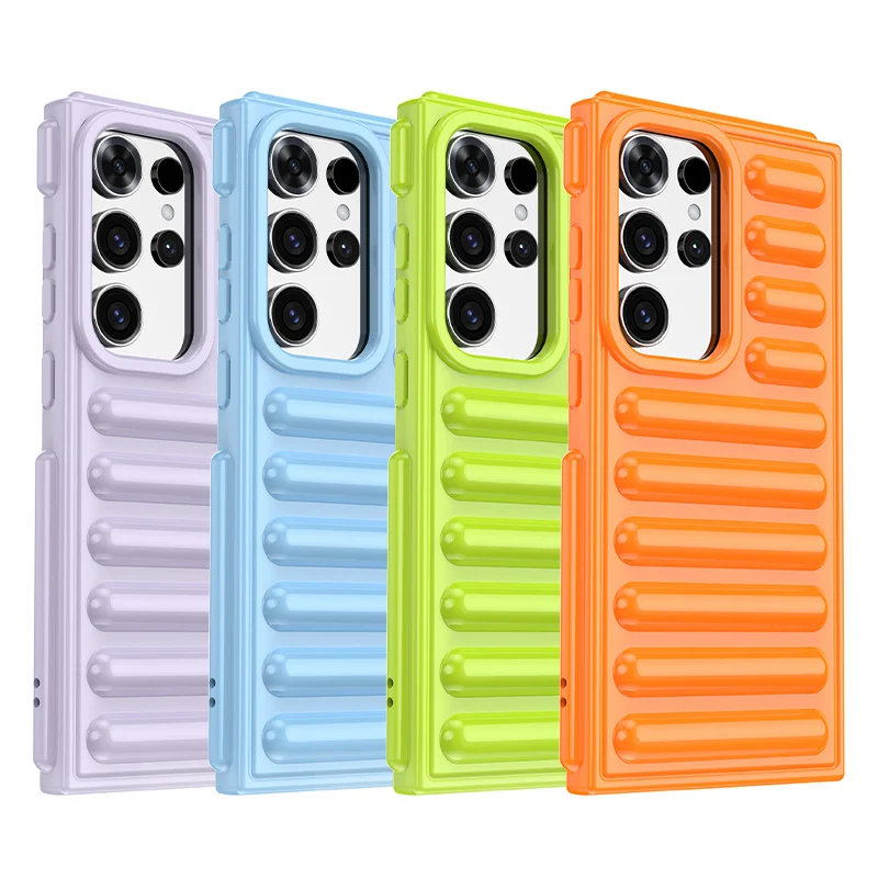 Однотонный чехол для телефона в виде капсулы для Samsung Galaxy S24 S23 Ultra Plus A55 A35 A25