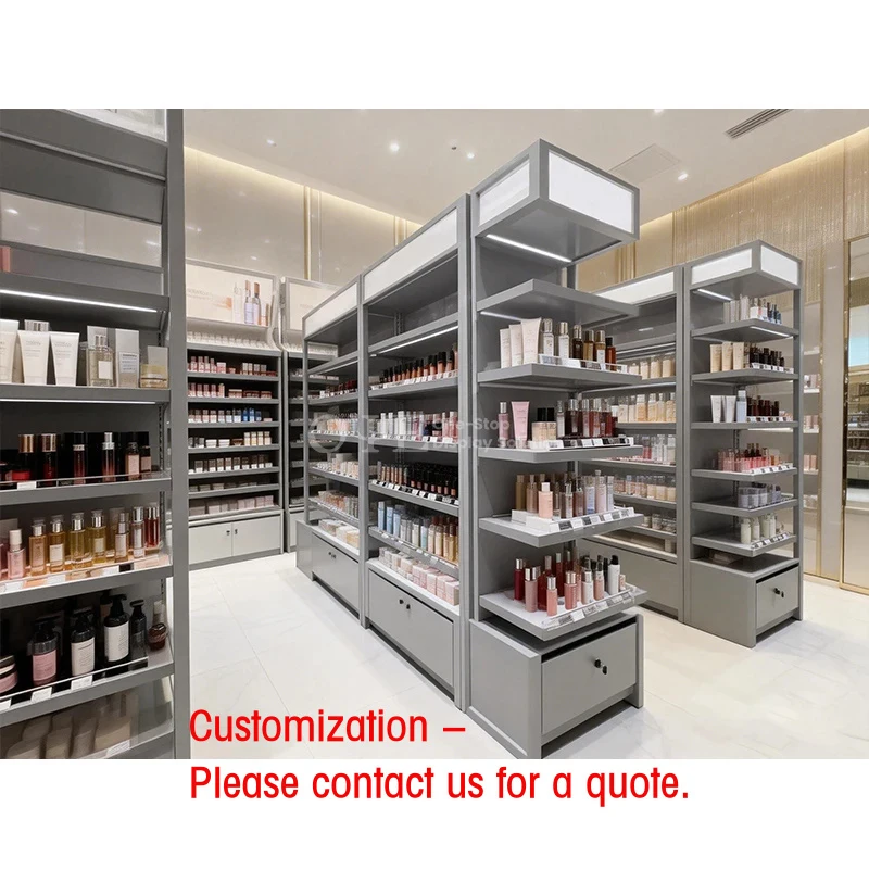 

custom.Beauty Design Wall Shelf Cosmetic Showcase Display Stands Shop Furniture Cosmetic Display Cabinet