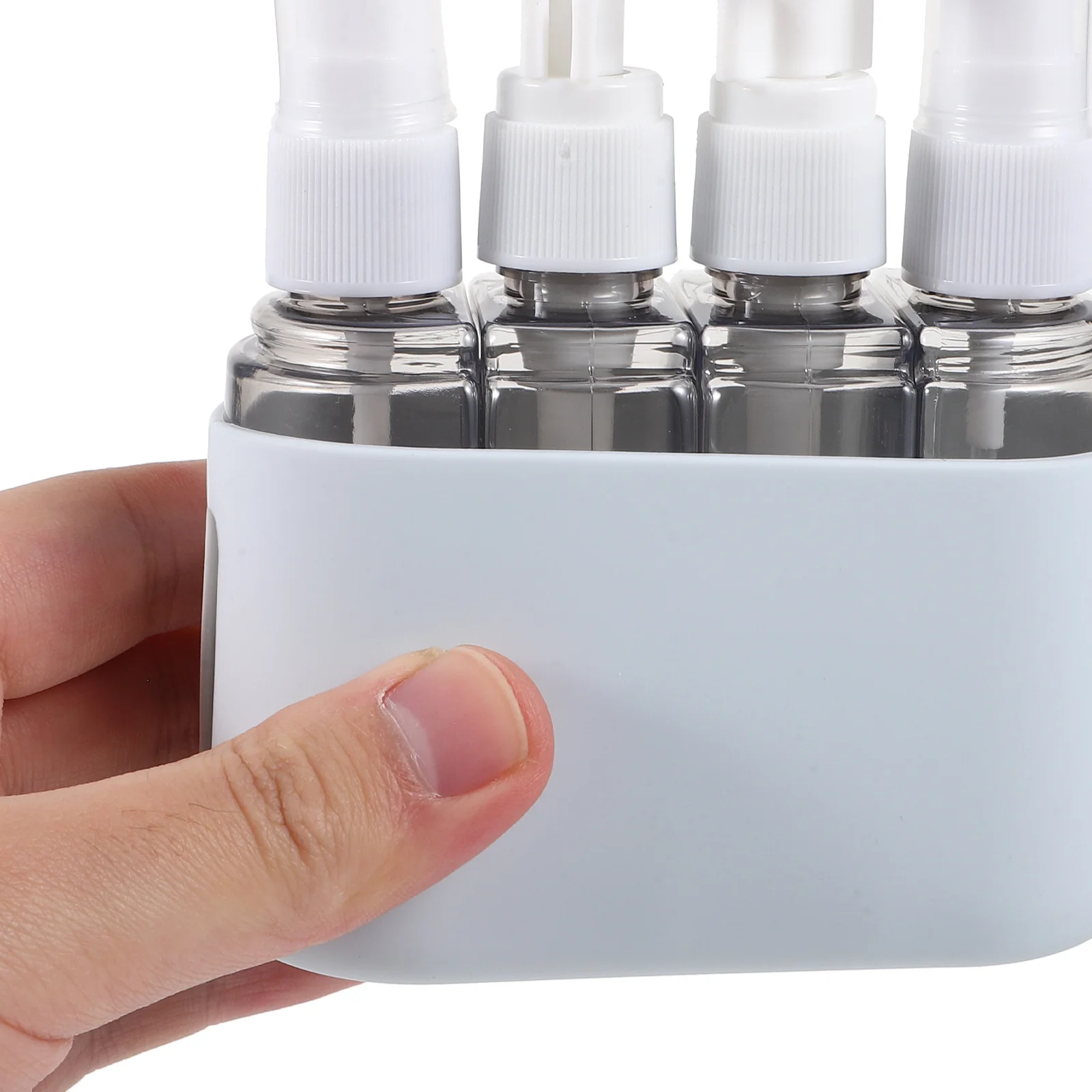 

1Set Portable Travel Lotion Bottle Refillable Leakproof Silicone Travel Containers for Toiletries Shower Gel Shampoo Lotion