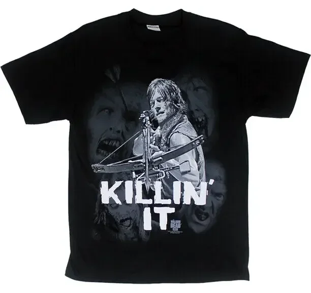 The Walking Dead Killin It Daryl Dixon Crossbow T-shirt Official Licensed