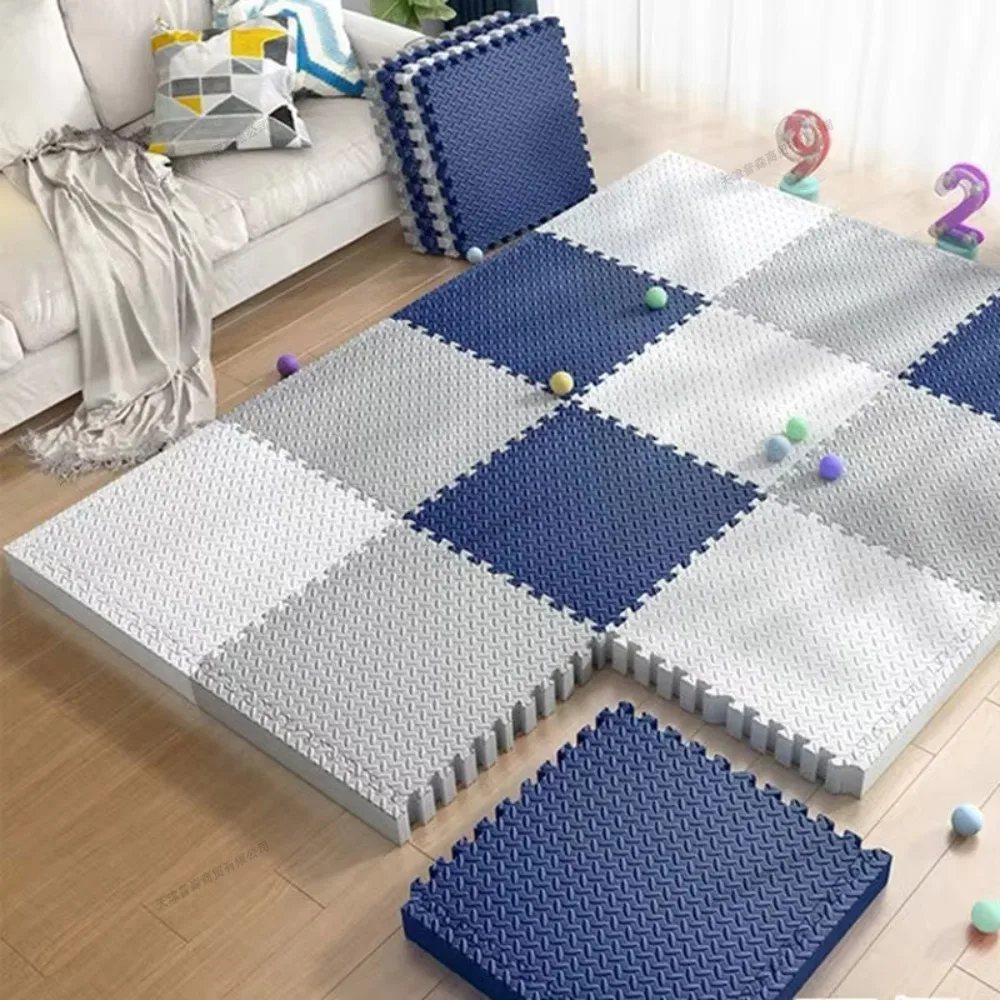 8 قطعة 60x60 سنتيمتر الطفل تلعب حصيرة سمك 2.5 سنتيمتر رغوة المتشابكة الطابق حامي حصيرة للأطفال الحضانة لينة لغز الحصير للأطفال #3