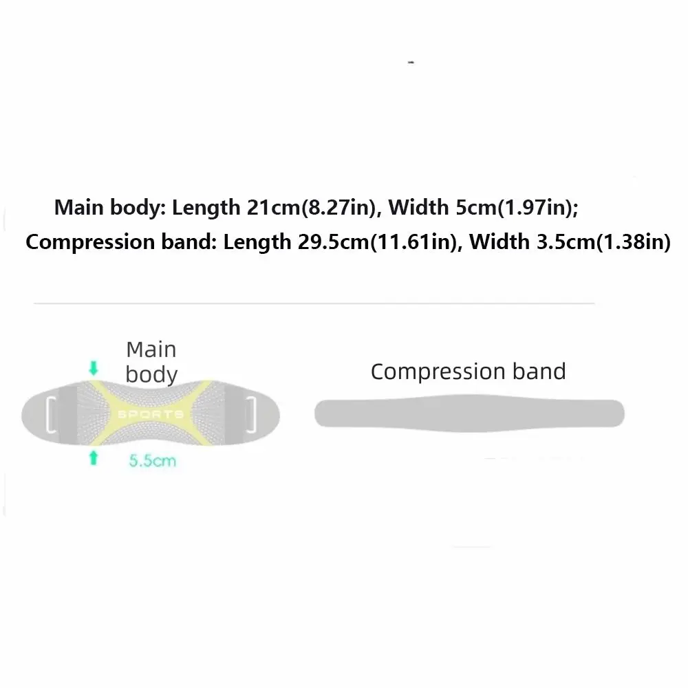 Shock Absorption Patella Belt Breathable Sweat-Wicking Knee Protection Strap Thickened Knee Protection Sport Knee Wrap - view 3