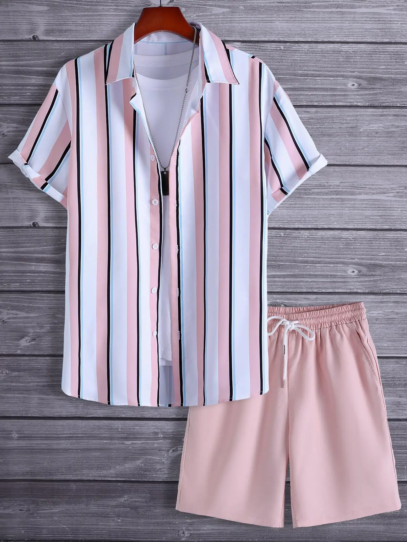 

Men's Suit 3D Printed Lapel Short Sleeve Casual Fashion Crisp Shirt Beach Short Summer Streetwear Vacation Hawaiian Suit For Men