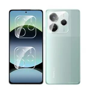 Bilashmart 2 3D Tempered Glass Camera Cover Redmi Note 14 15 Pro Plus Note14 Pro+ Note14Pro 5G 14Pro 4G Rear HD Lens Protector Films