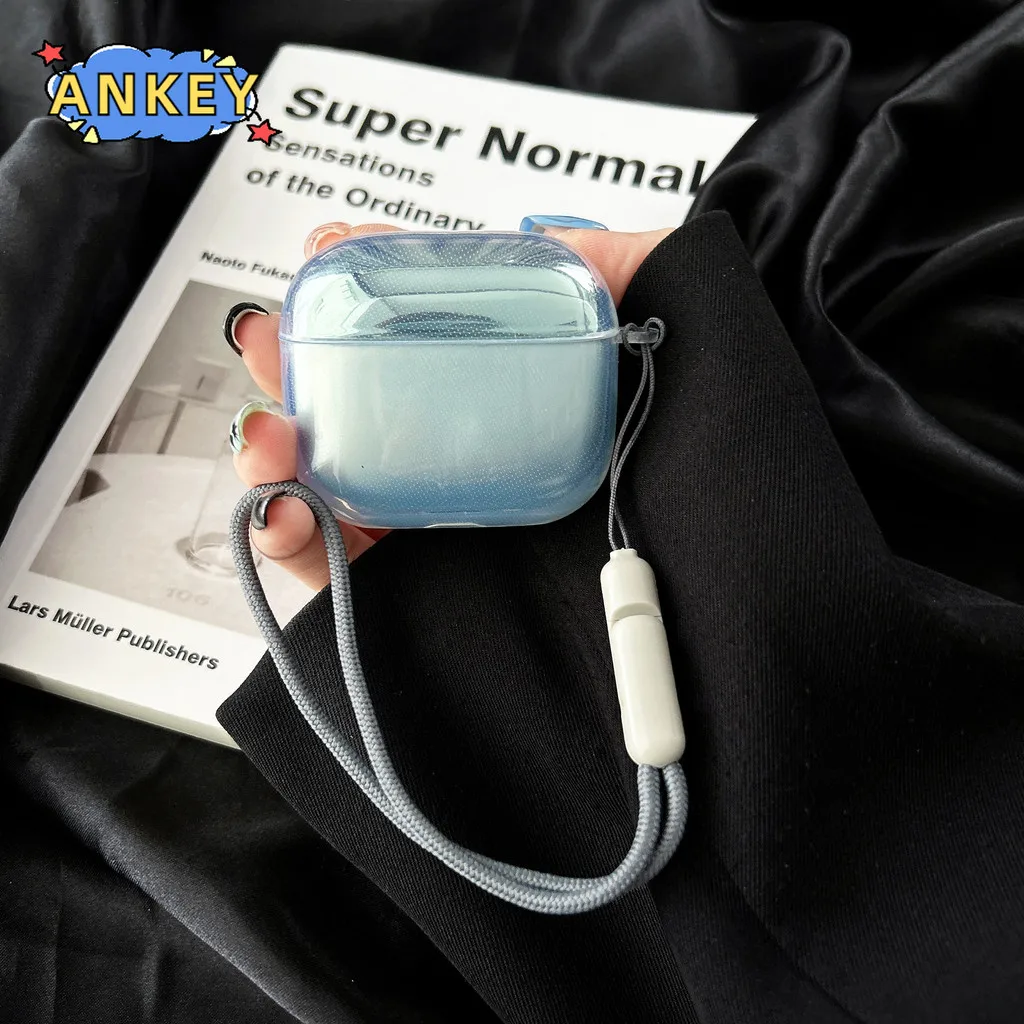 Pour Edifier Lolli ANC/EvoBuds/EvoBuds Pro/Lolli Pro3/W220T/W320TN étui housse de protection en TPU transparent avec mousqueton avec lanière Pour Edifier Lolli ANC/EvoBuds/EvoBuds Pro/Lolli Pro3/W220T/W320TN étui housse de protection en TPU transparent avec mousqueton avec lanière