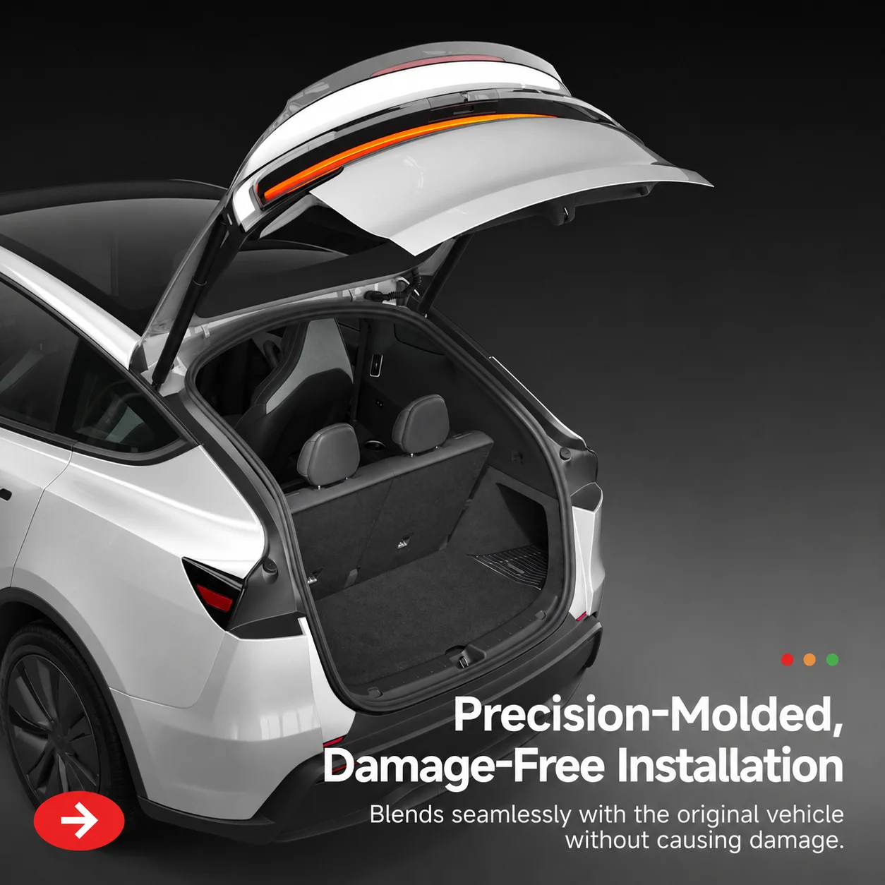 For Tesla New Model YL 2026 TPE Rear Trunk Side Storage Bin Cargo Organizer Partition Board Rear Cargo Interior Accessories