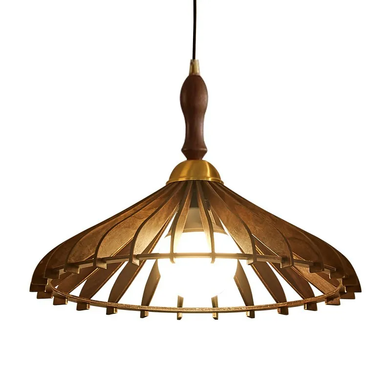 

Люстра для ресторана ваби-саби в японском стиле, бревенчатый обеденный стол, кабинет для проживания в семье, креативная чайная комната, бар, деревянное освещение