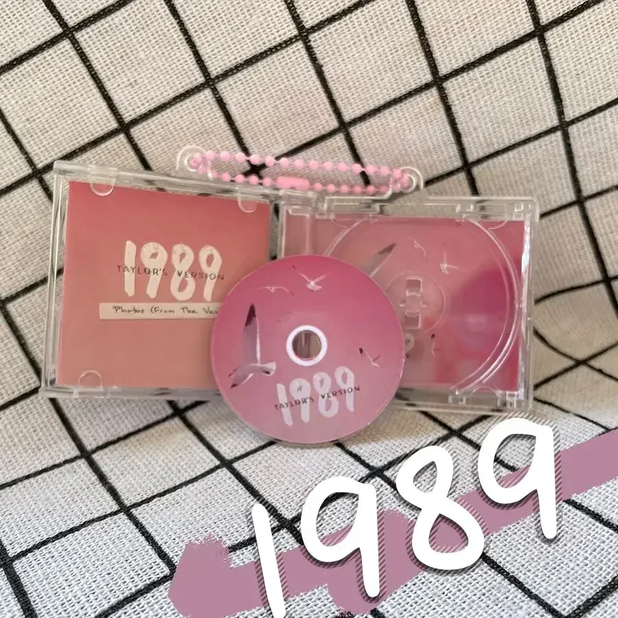 Mini étui de couverture d'album CD personnalisé avec pendentif fonction NDavid, porte-clés TS 1989 personnalisé, cadeau pour les mélomanes ChlorPack