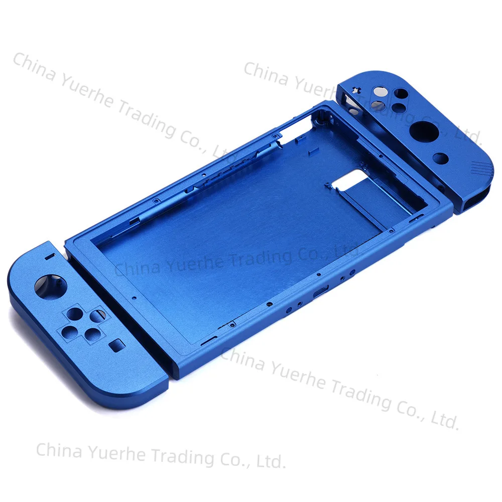 

Для Nintendo Switch, сменная задняя пластина из алюминиевого сплава, корпус Joy Con, чехол для NS, металлическая крышка