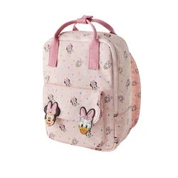 Disney-mochila de Minnie Mouse para niños, Mini mochila escolar para niñas y niños, bolso de hombro lindo, dibujos animados, nuevo