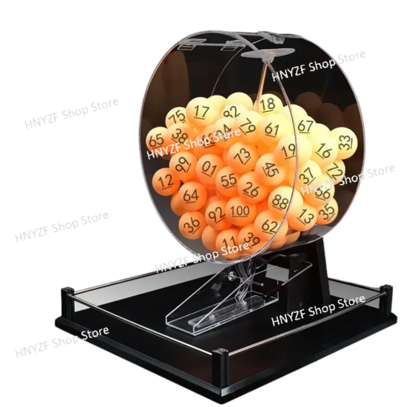Manual Lucky Lottery Machine Lottery Table Tennis Number Selection Activity