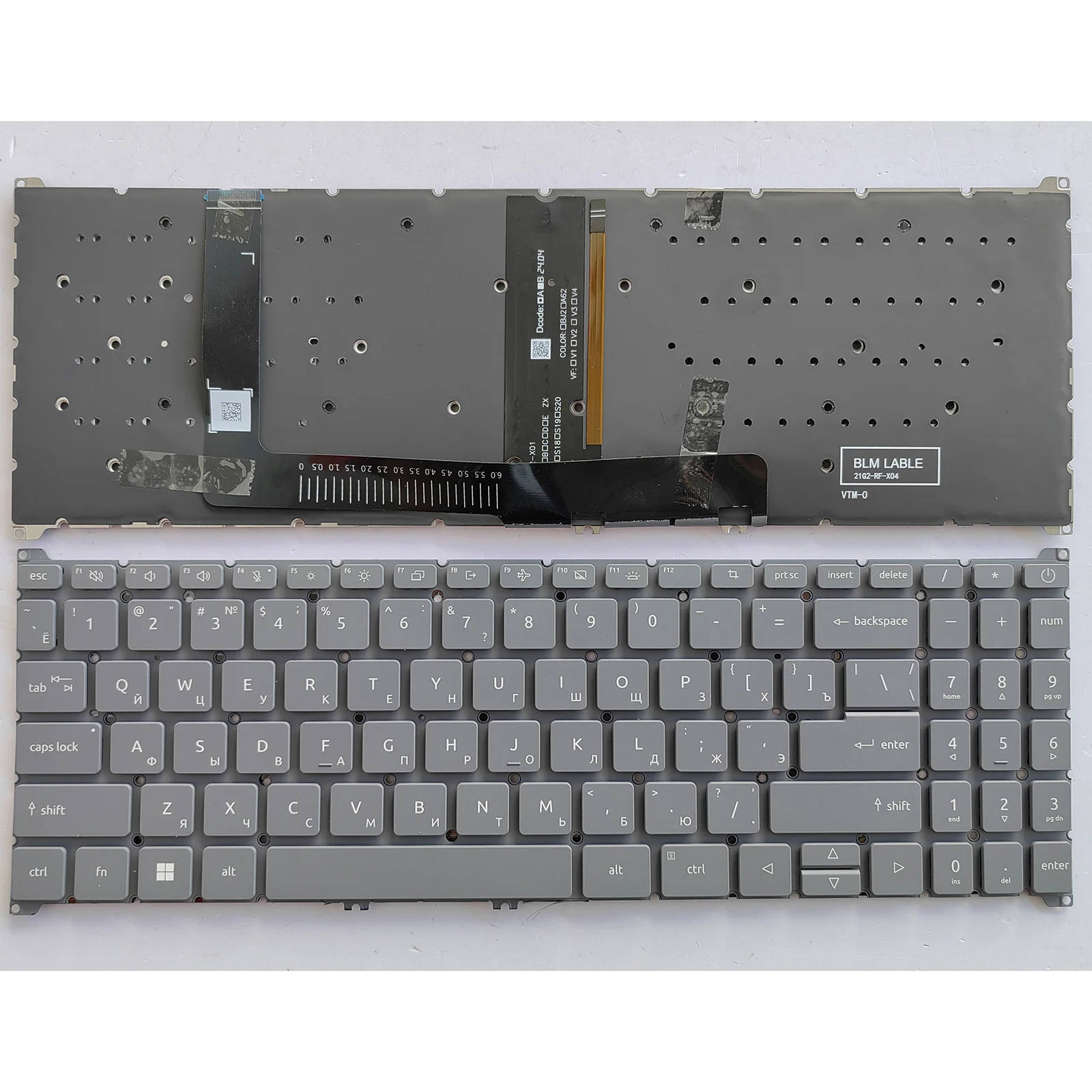 

RU Layout for Acer Aspire A315-59 A315-59G A515-57 A515-57G A715-51G A715-76 Laptop Keyboard