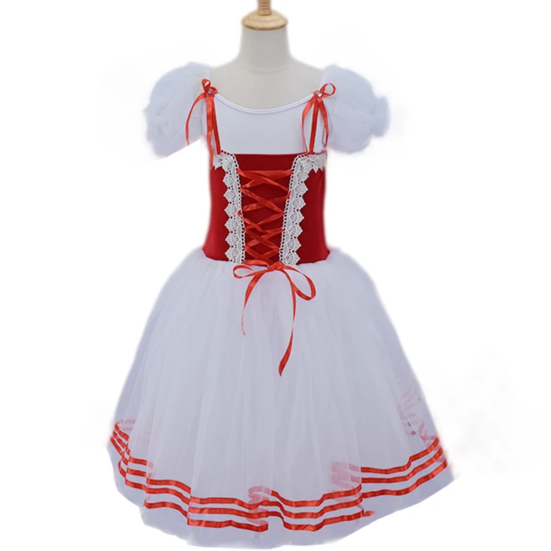 2023 Professional Ballet Tutu Kids Girls Women red Sleeping Beauty Pancake Tutu Performance Dress Swan Lake Dance Costumes