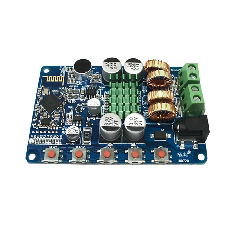 TPA3116D2 Bluetooth digital amplifier board module, dual-channel stereo, high power 2*50W