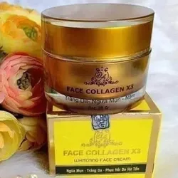 Kem collagen x3 ngừa mụn, trắng da, phục hồi da hư tổn Reduces Spots, White, Smooth Skin Firm Moisturizing And Anti-aging 20g