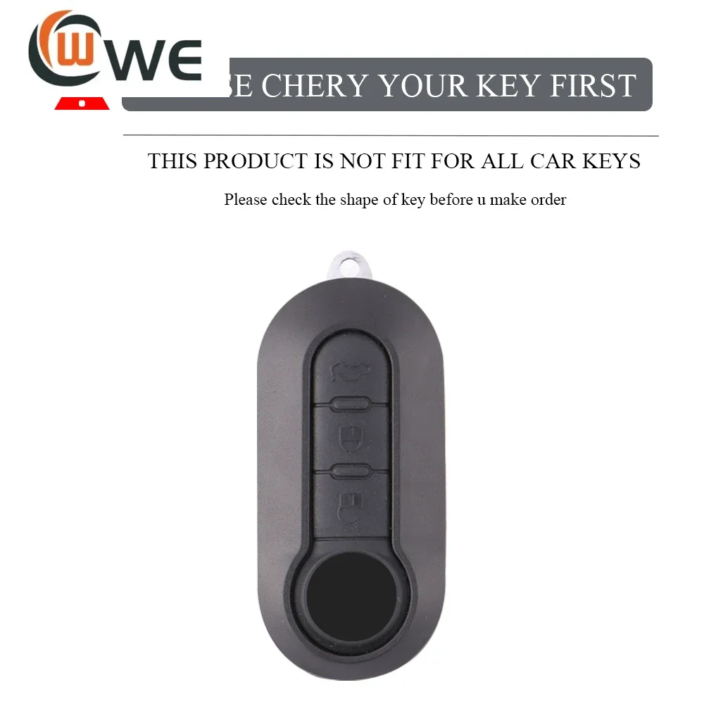 New TPU Car Key Case Cover Shell For FIAT Ducato 500 500L Panda Grande Punto Lancia Musa Citroen Jumper Peugeot Boxer Keychain