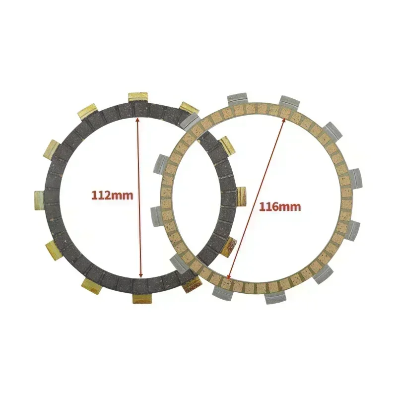 600CC Motorcycle Accessories Friction Clutch Plate For YAMAHA SRX600 SRX600H 1986-1990 SZR660 4SU 96-97 TT SRX 600 SZR 660 TT600