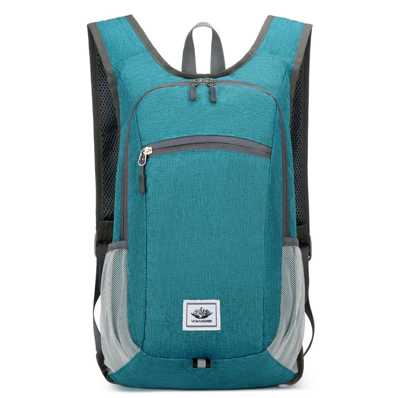 Unisex Lightweight Sports Backpack Folding Receive Waterproof Outdoor Hiking Small Backpack Wearproof Oxford Weekend Travel Bag