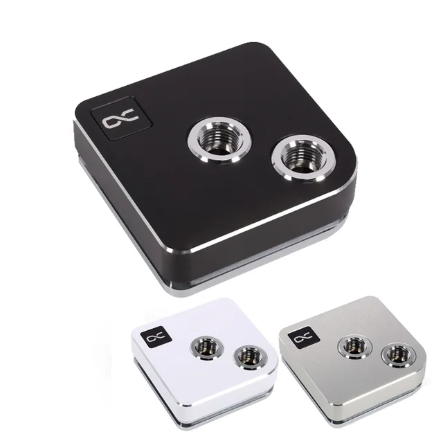 Alphacool Core 1 Water Block Kompatybilny z AMD AM4, AM5, dla INTEL LGA 1700, 1851, miedź niklowana, czarny, srebrny, biały