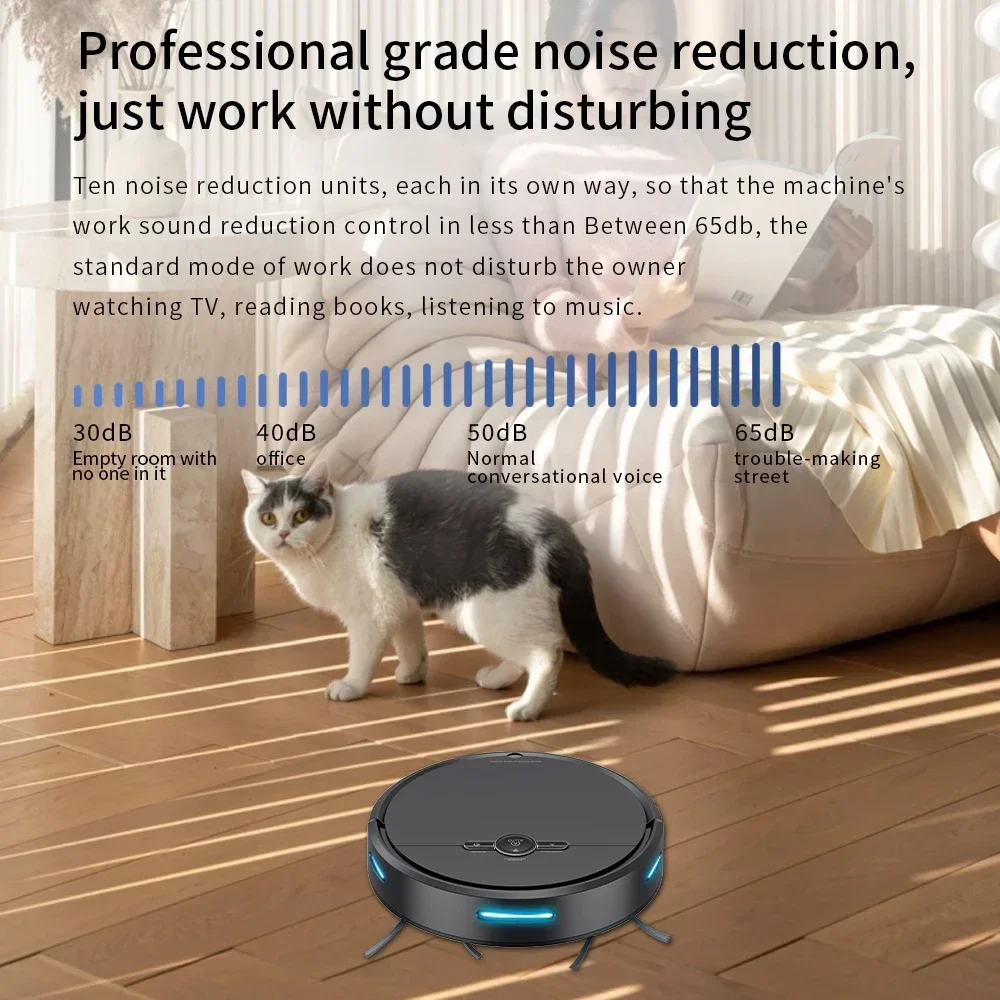 In stock Tuya App Alex Control Robot Vacuum Cleaner with Wet Mopping Feature Auto-Charging Power Electric Sweeper Dry Wet Floor