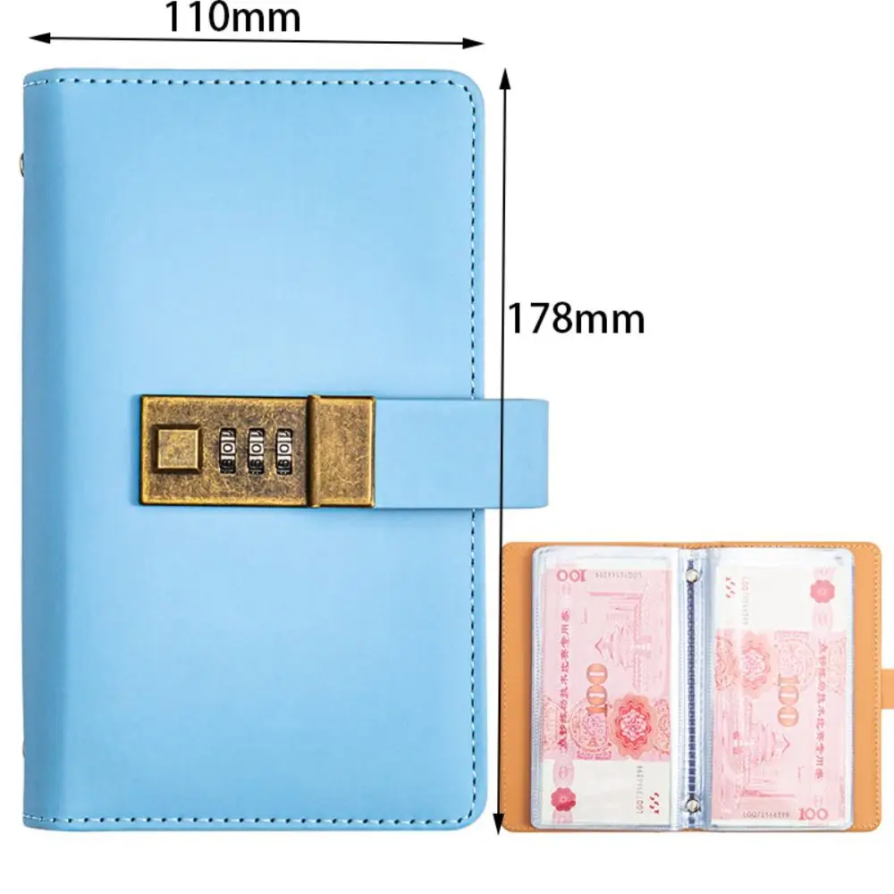 100 Envelopes Money Saving Challeng Couple Saving Money Notebook With Password Lock Savings Binder Reusable Budget Savings Book