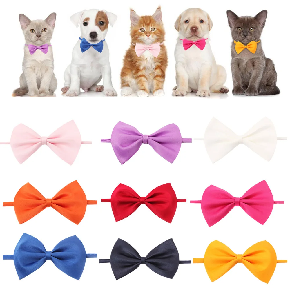 

10 Colors Toy Dog Cat Pet Puppy Toy Kid Cute Bow Tie Necktie Clothes Kids & Pets Bow Ties Wedding Party Bow Tie