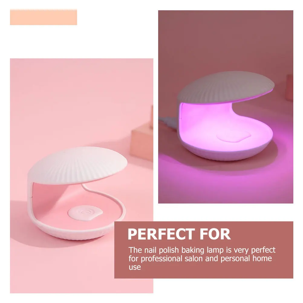 Lampada per asciugatura manicure Essiccatore per smalto Efficiente salone portatile Casa Fai da te Uso di viaggio Pregevole fattura Tecnologia pratica