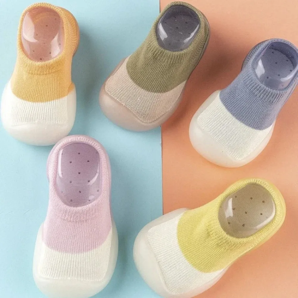 Baby Children Non-slip Silicone First Walkers Floor Home Ankle Socks for Boys Girls Newborn Sole Toddler Shoes First Walkers