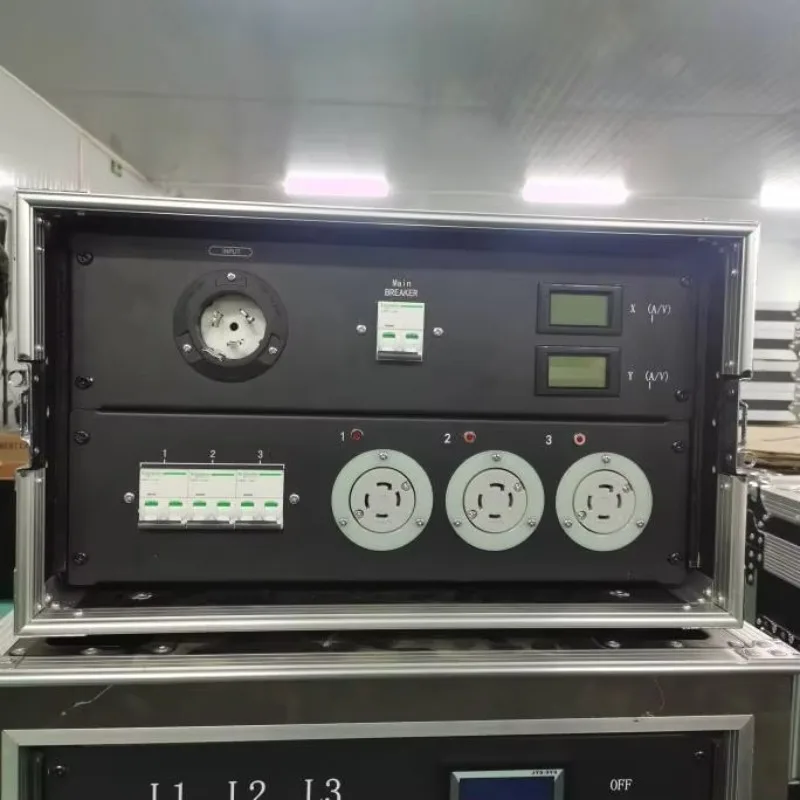 50A Twist Lock Inlet 20A 30A 110v Outlet Small Power Distributor for Stage Light and Sound