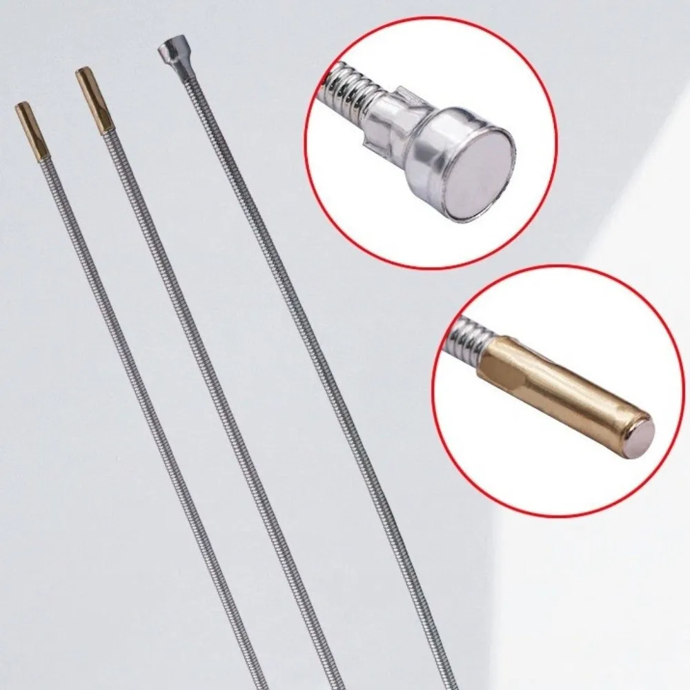 Multi-Purpose Magnetic Pickup Tool Bendable Rod Adjustable Flexible Magnet Rod Metal Construction Magnetic Tip