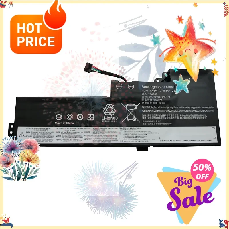 C01AV421 Laptop Battery For Lenovo ThinkPad T470 T480 A475 A485 TP25 01AV419 01AV489 01AV420 SB10K97576 SB10K97578