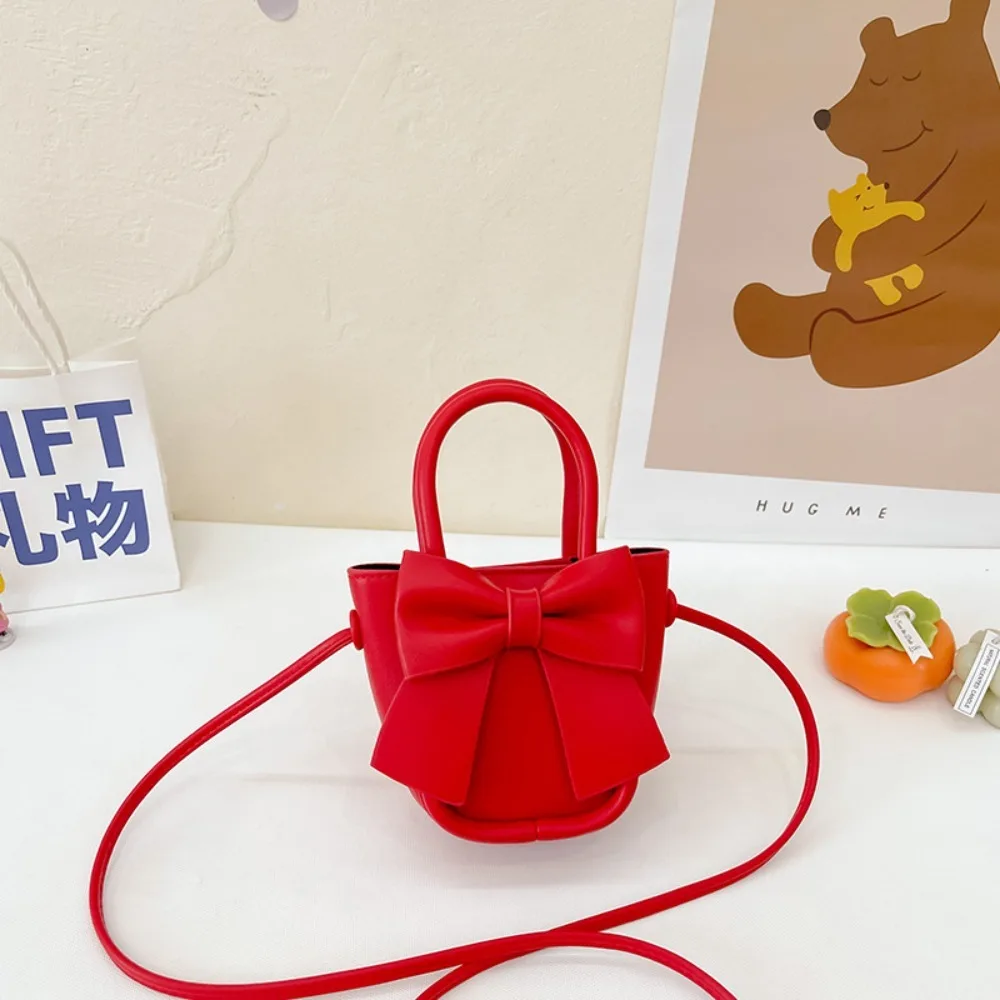 Accessori per fiocchi borsa a tracolla moda spalline regolabili di alta qualità zaino borsa a tracolla in pelle PU per bambini