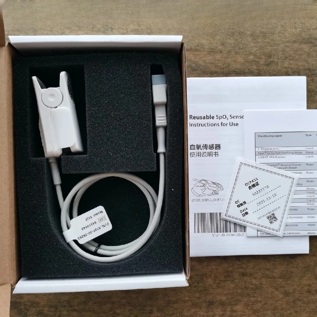 

Adult Fingerclip 512F Blood Oxygen Sensor with Blood Oxygen Probe