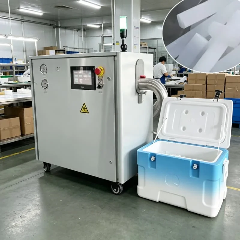 

5.5kw Low Power Dry Ice Granulator Pellet Machine for Energy Saving Customized 120kg H 380V for Small Medium Business Hot Sale