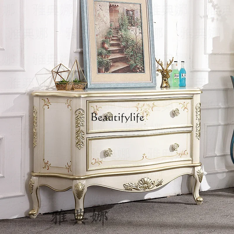 

yj7 European-style entrance cabinet, dining side cabinet, foyer storage cabinet, home partition cabinet