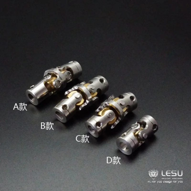 LESU Drive Shaft Universal Joint CVD 5MM Connector Adapter Coupling Z-1102 For Tamiya 1 14 Rc Tractor Truck Parts Accessories