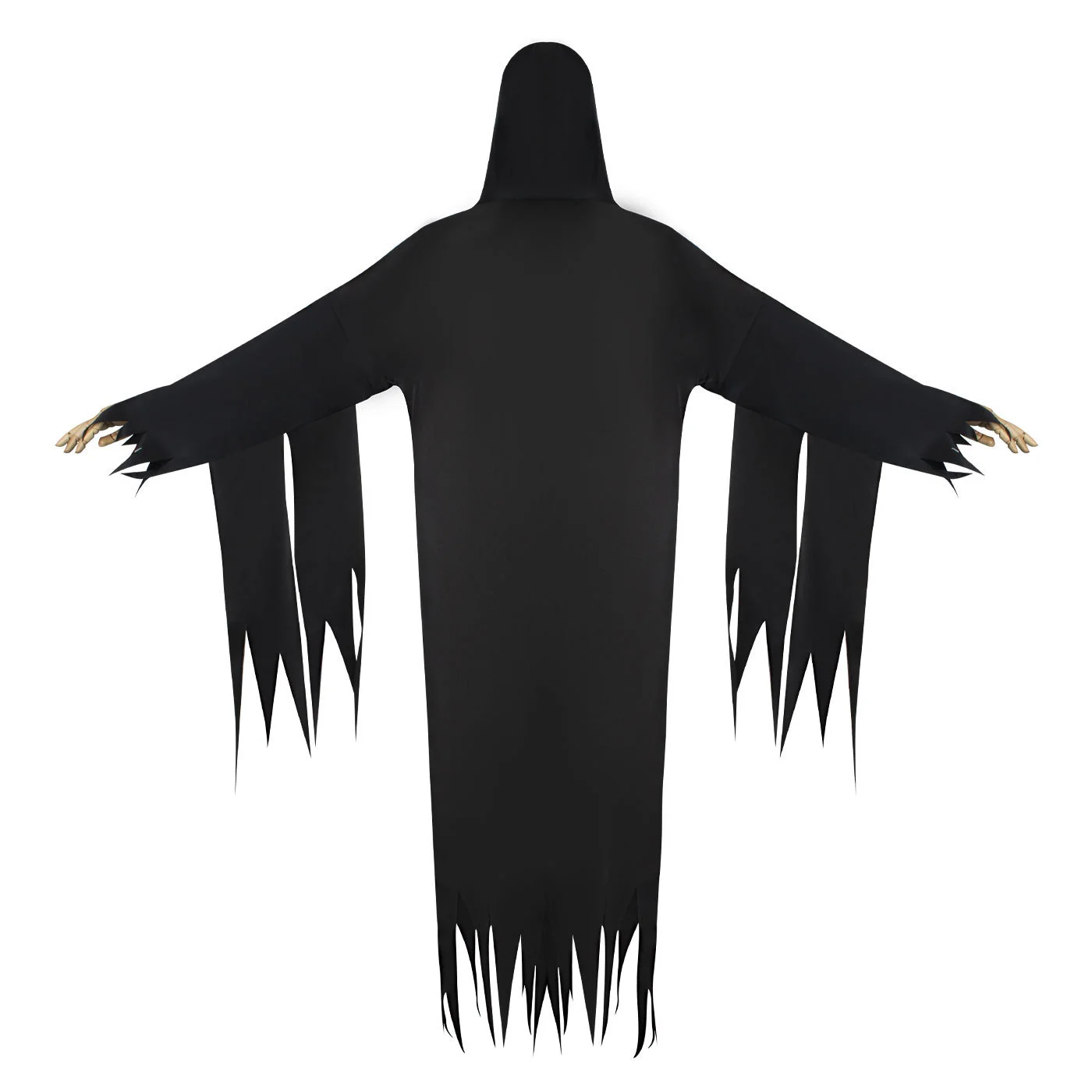 Robe de Cosplay avec Masque pour Homme et Femme, Vêtement à Capuche, Fantôme de la Mort, pour Halloween