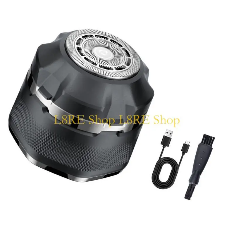 Barbeadores da cabeça l8re para homens carecas barbear magnético barbeador seco/úmido velocidade seca/úmida