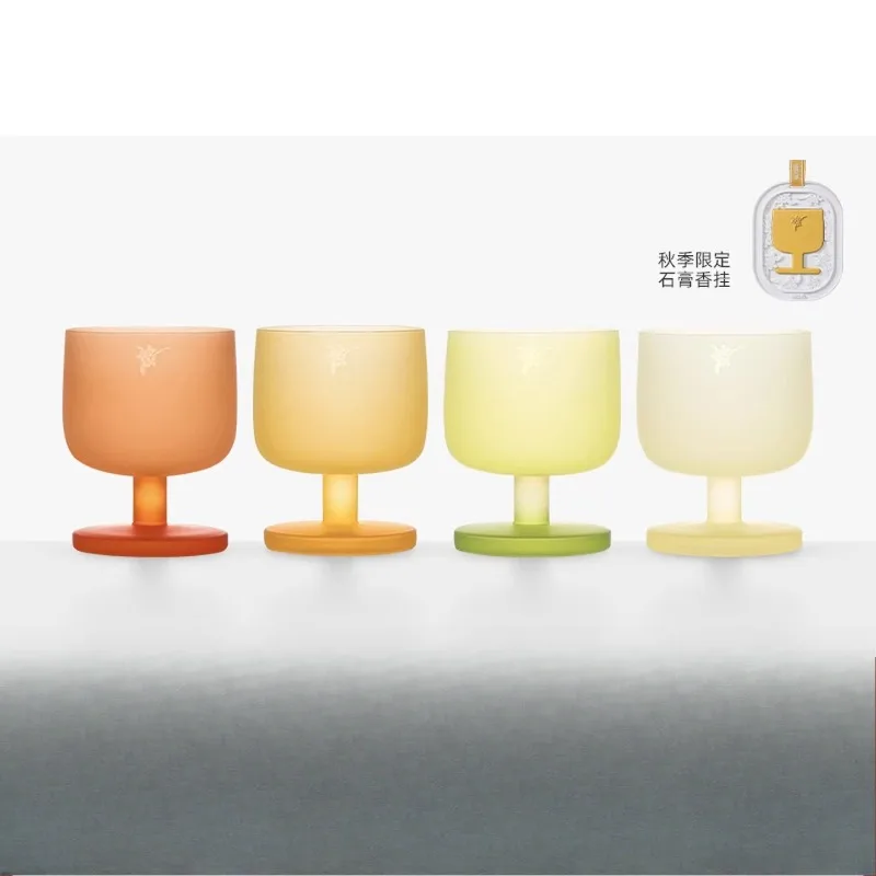 Candy osmanthus solid color water cup simple gift lead-free glass new cocktail cup
