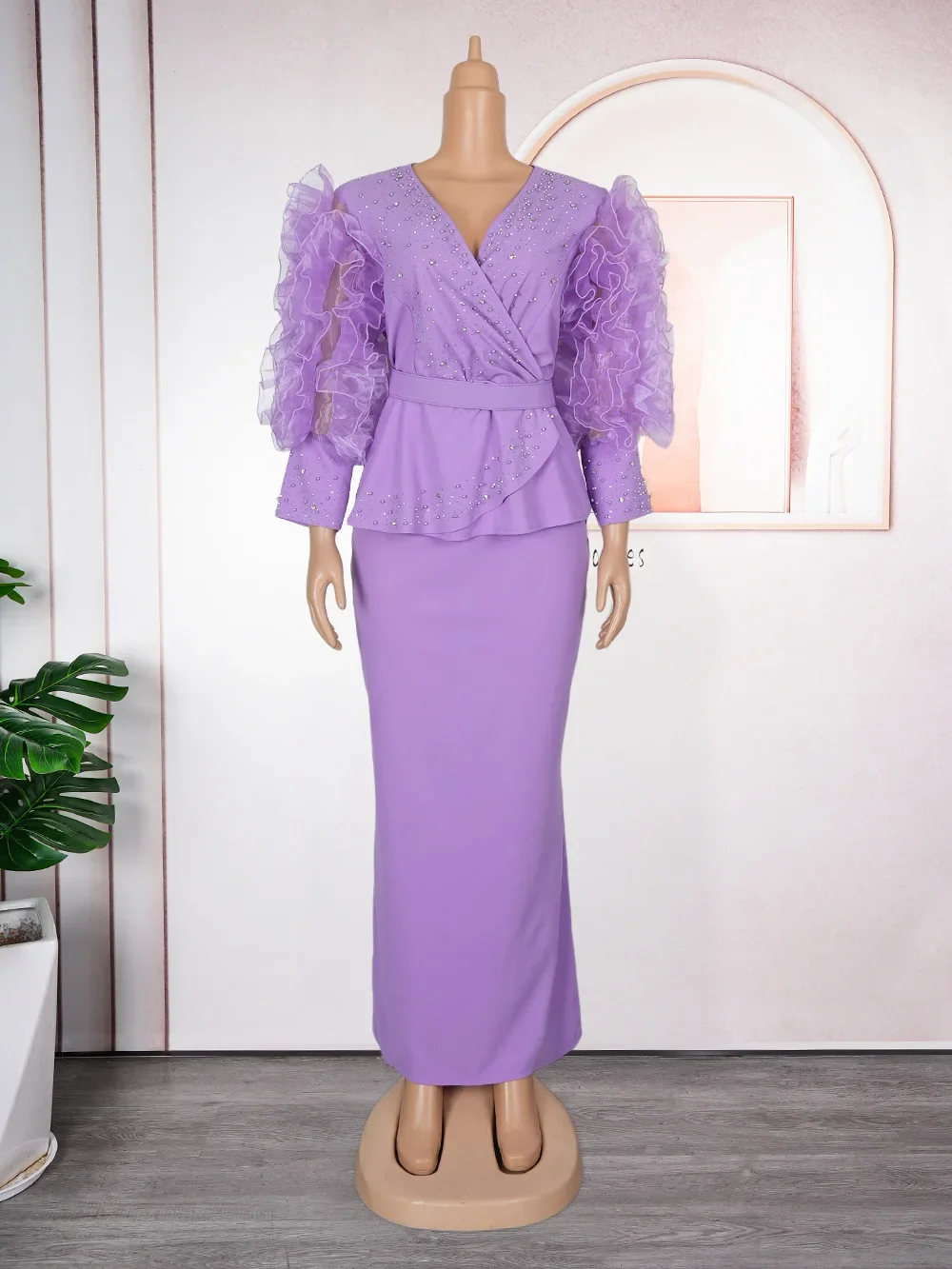 فساتين أفريقية أنيقة للنساء ملابس أفريقيا مقاس كبير فستان طويل لحفلات الزفاف التركية Dashiki أنقرة ملابس رداء قفطان #5