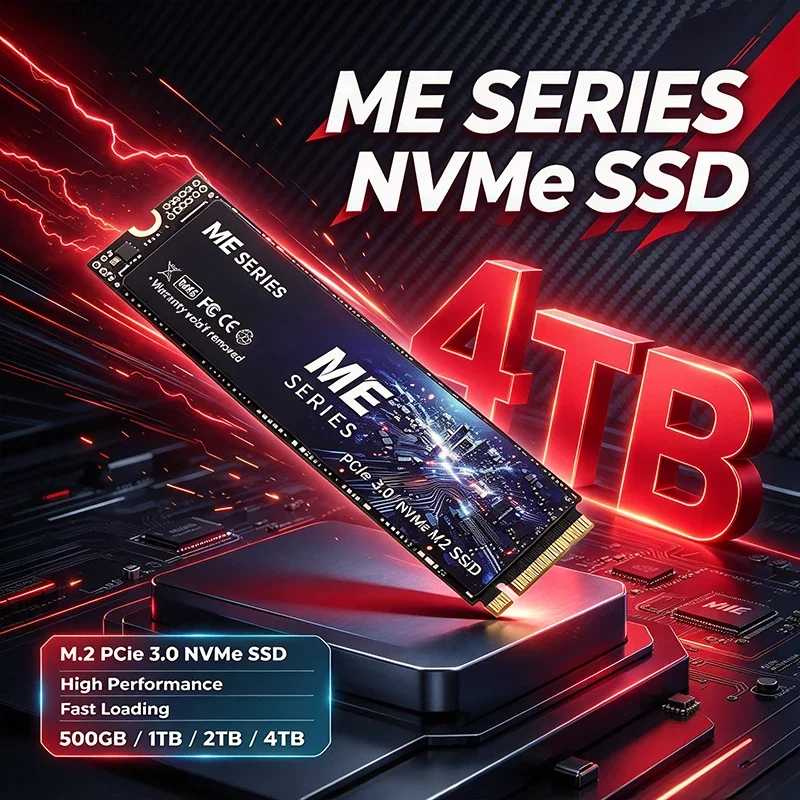 2026 New ME SERIES SSD M2 PCIe 3.0 NVMe SSD 500G 1TB 2TB 4TB Hard Drive High Speed Internal Solid State for Laptop Desktop