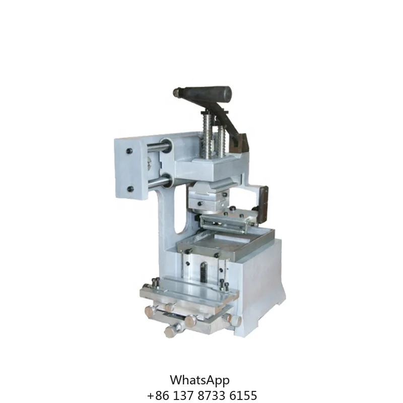 China Small Logo Pad Printing Machine Manual Ink Tray Pad Printers For Glasses, Mouse
